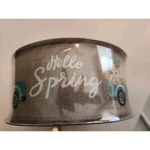 New Member's Mark Premium Hello Spring Wired Edge Ribbon, 2.5" Wide 50 yds.